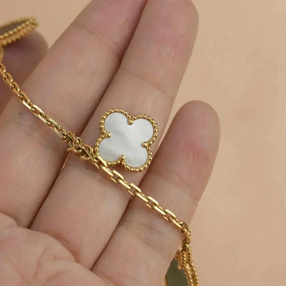 [Marin-Jewelry]LUCKY SPRING 5 MOTIF GOLD BRACELET