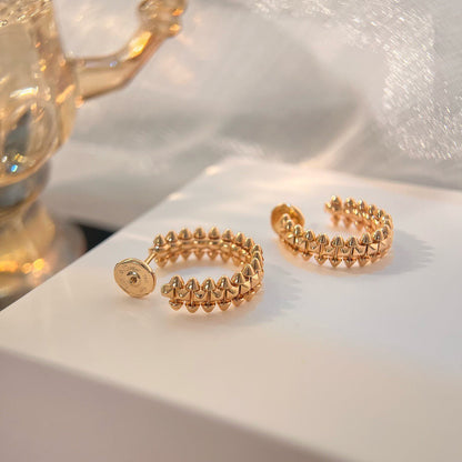 [Marin-Jewelry]CLASH SMALL HOOP EARRINGS
