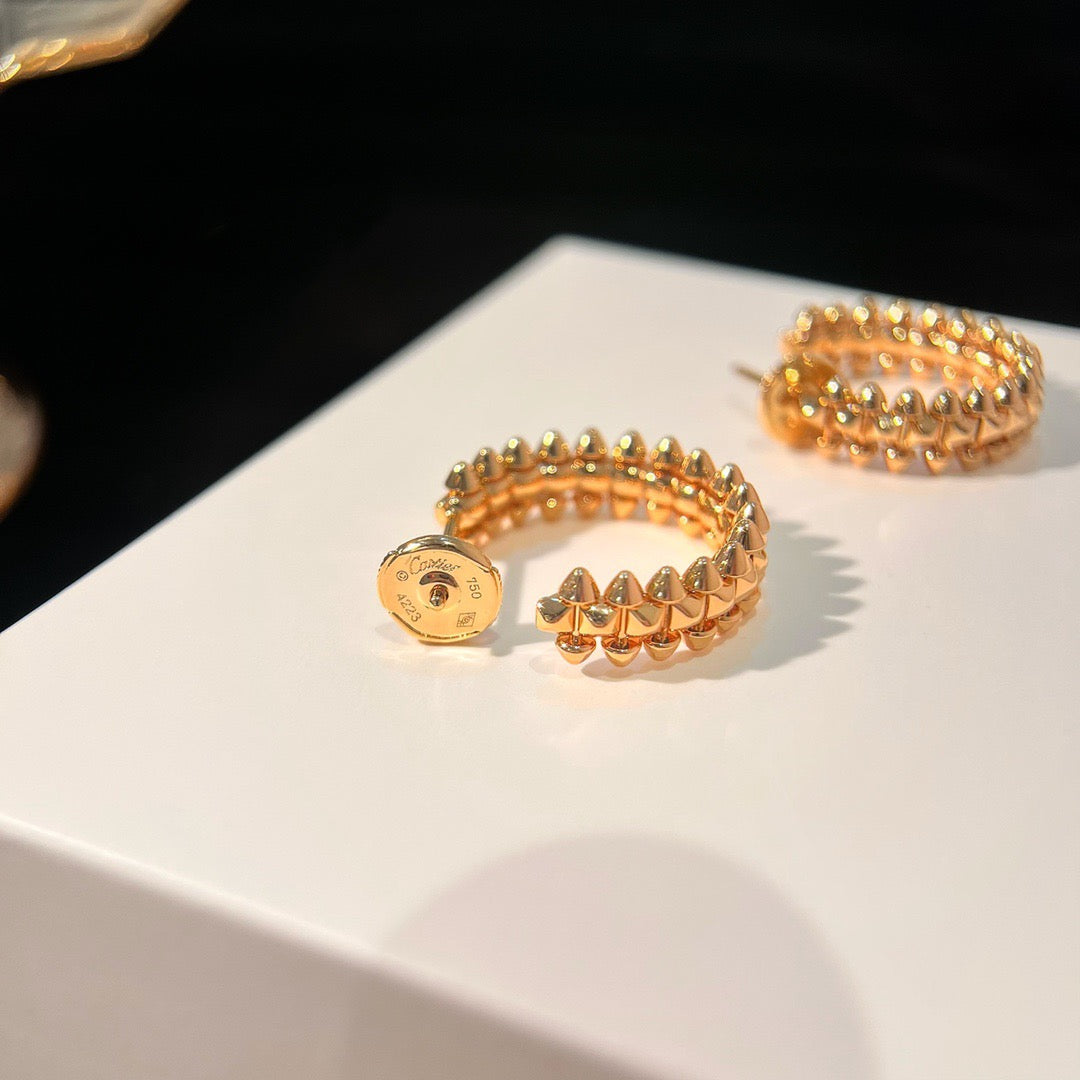 [Marin-Jewelry]CLASH SMALL HOOP EARRINGS