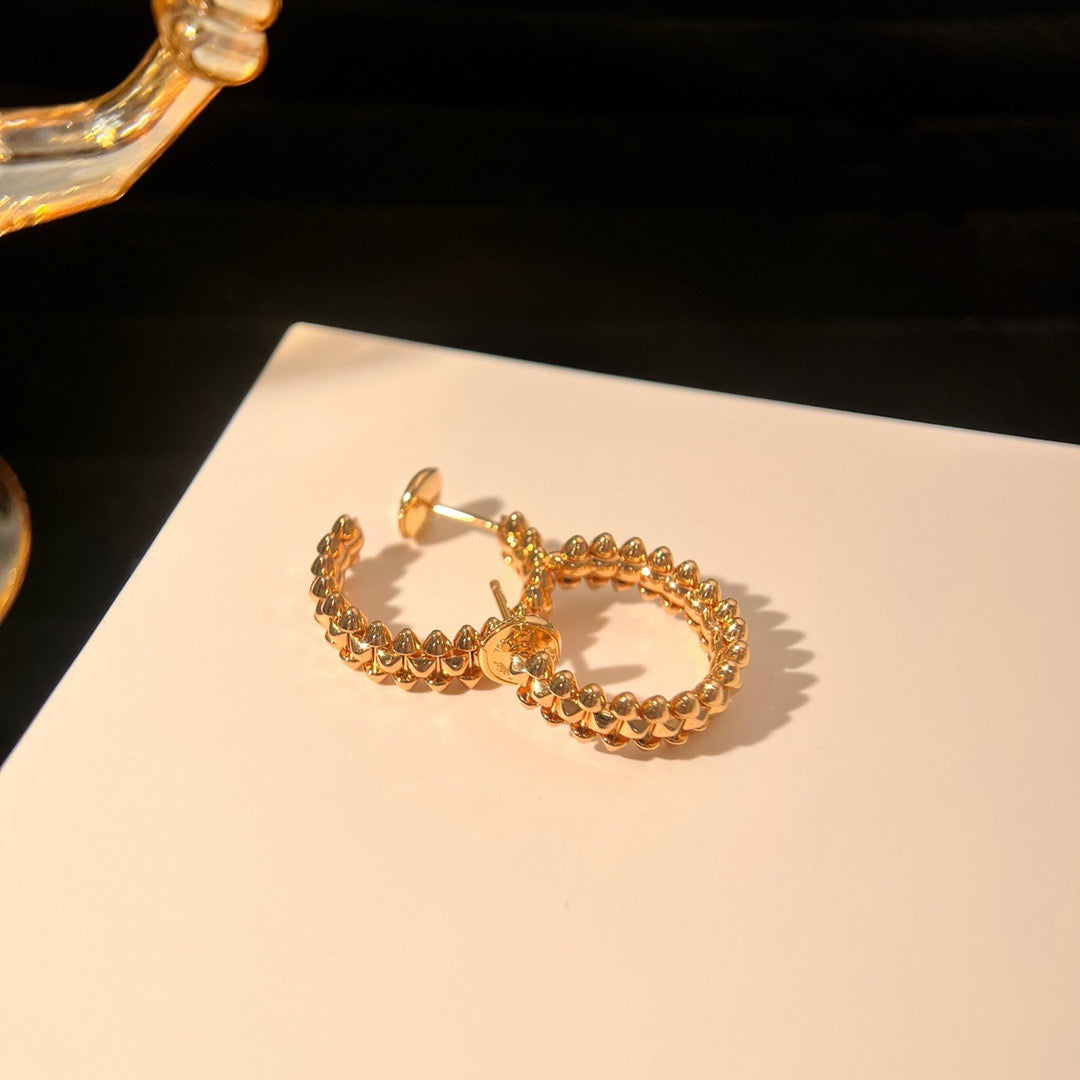 [Marin-Jewelry]CLASH SMALL HOOP EARRINGS