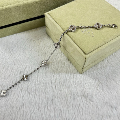 [Marin-Jewelry]CLOVER 6 MOTIF DIAMOND BRACELET