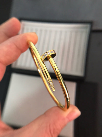 [Marin-Jewelry]JUSTE BRACELET 3.5MM DIAMONDS
