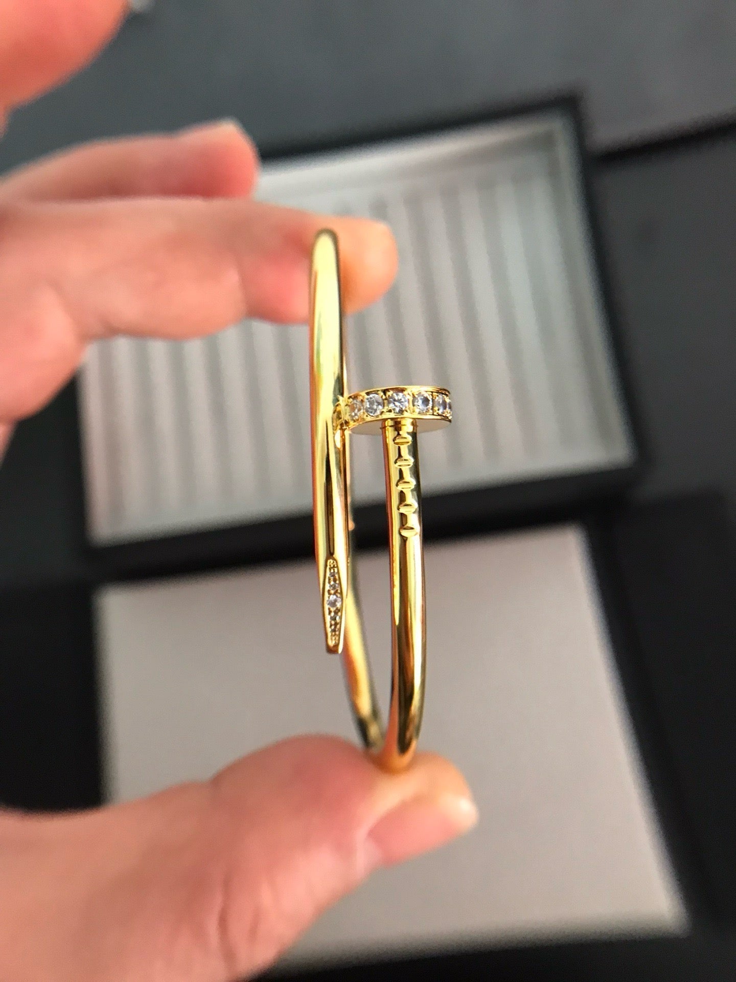 [Marin-Jewelry]JUSTE BRACELET 3.5MM DIAMONDS
