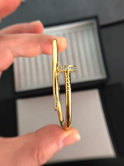 [Marin-Jewelry]JUSTE BRACELET 3.5MM DIAMONDS