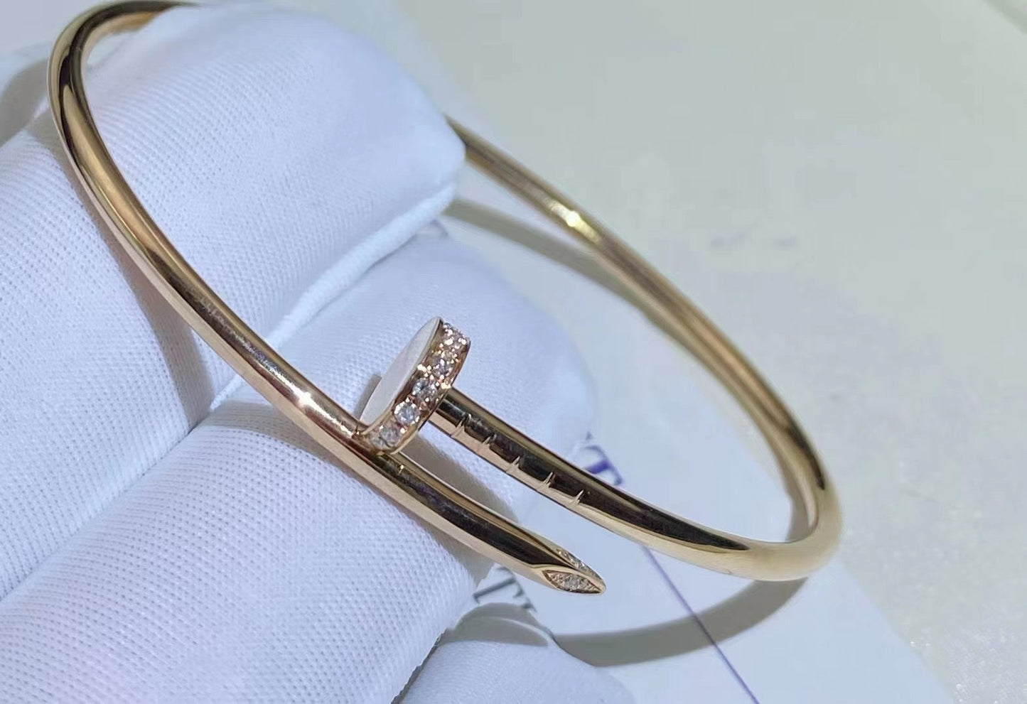 [Marin-Jewelry]JUSTE BRACELET 2.5MM DIAMONDS