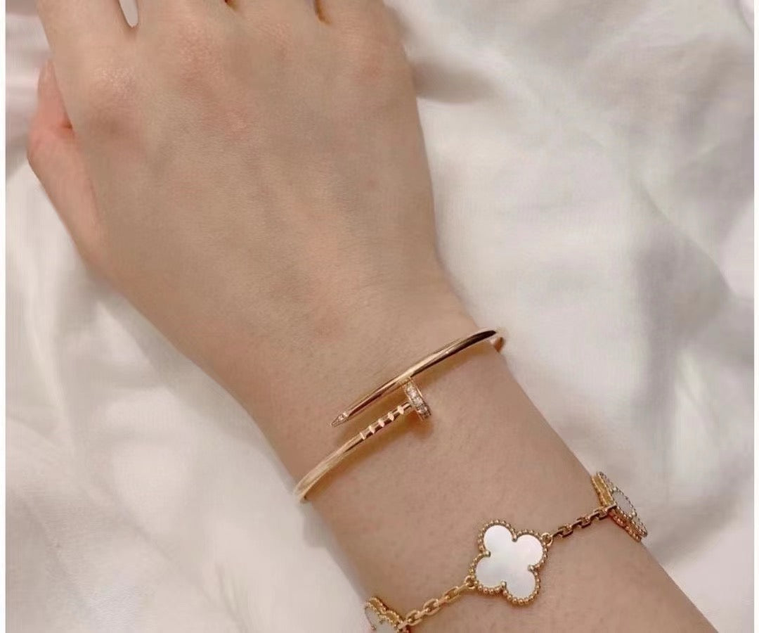 [Marin-Jewelry]JUSTE BRACELET 2.5MM DIAMONDS