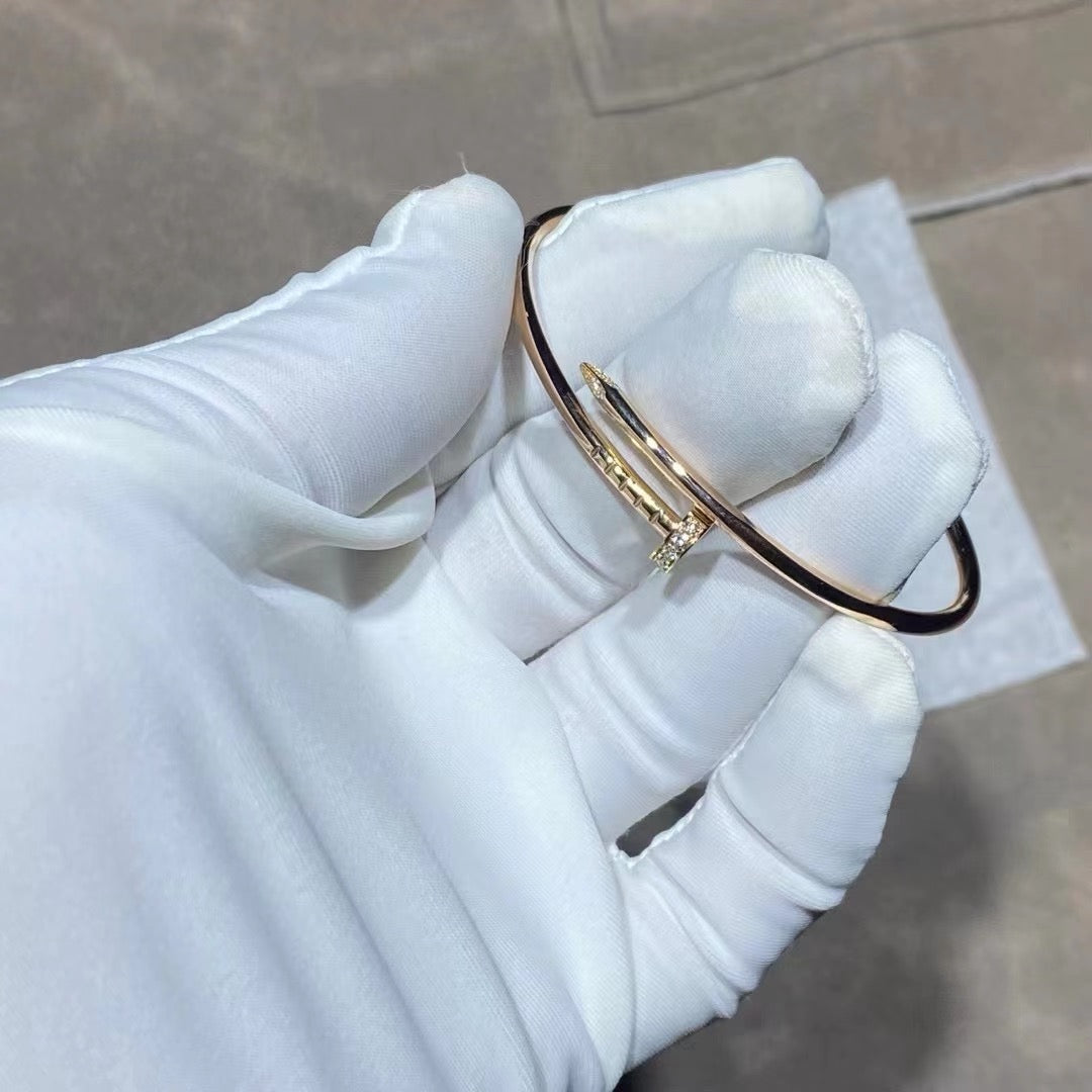 [Marin-Jewelry]JUSTE BRACELET 2.5MM DIAMONDS