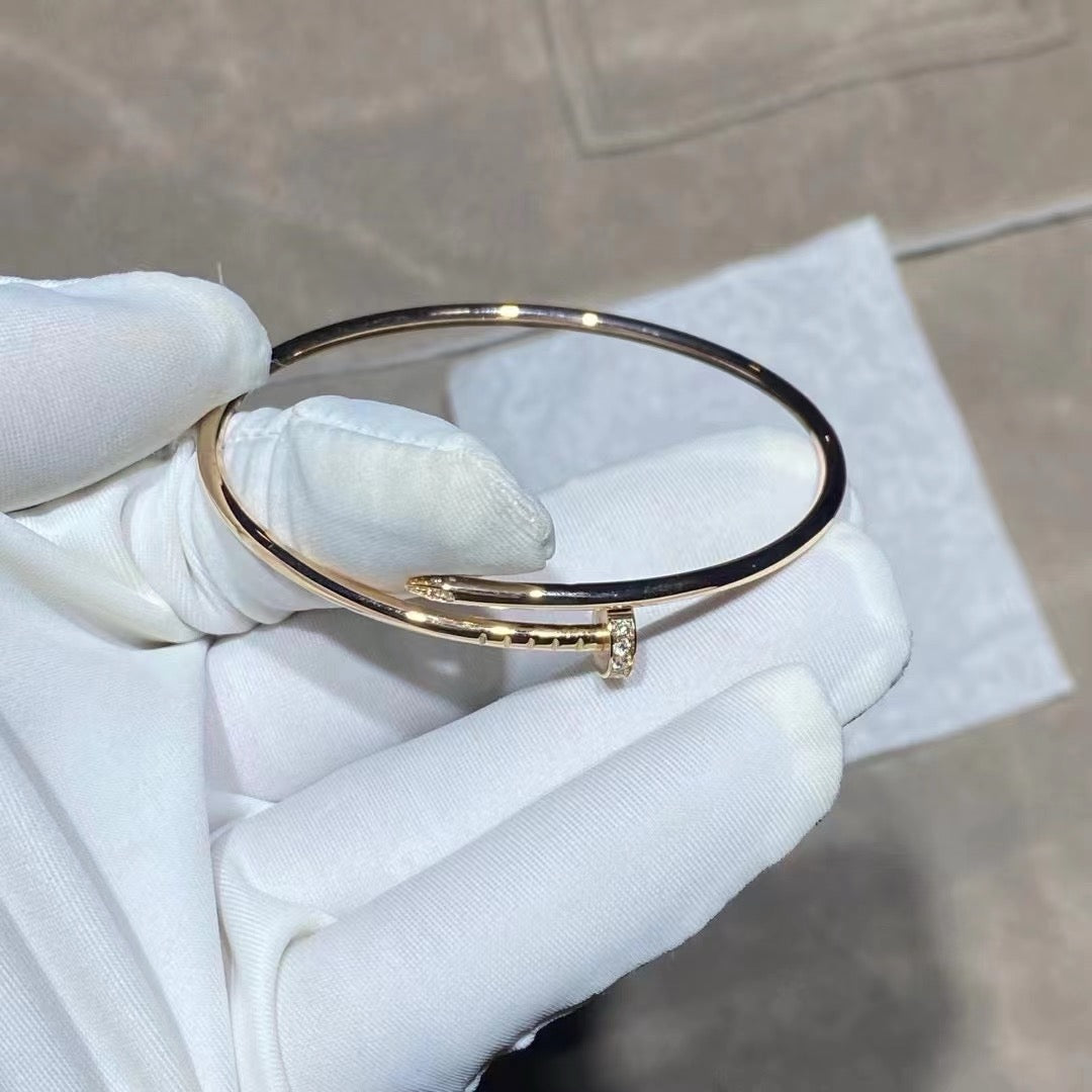 [Marin-Jewelry]JUSTE BRACELET 2.5MM DIAMONDS