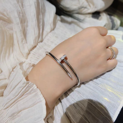 [Marin-Jewelry]JUSTE BRACELET 3.5MM DIAMONDS