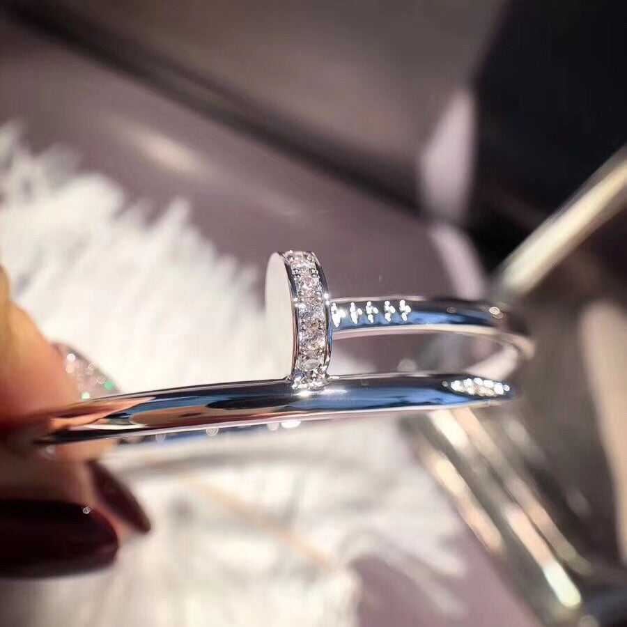 [Marin-Jewelry]JUSTE BRACELET 3.5MM DIAMONDS
