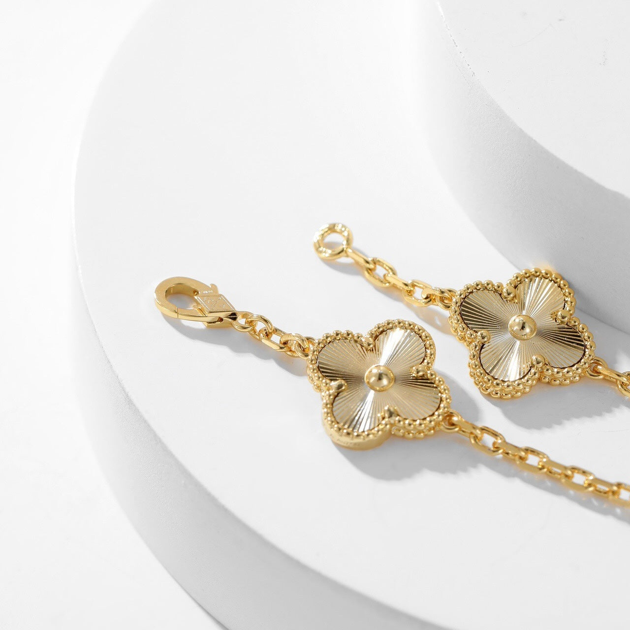 [Marin-Jewelry]CLOVER 10 MOTIFS LASER NECKLACE