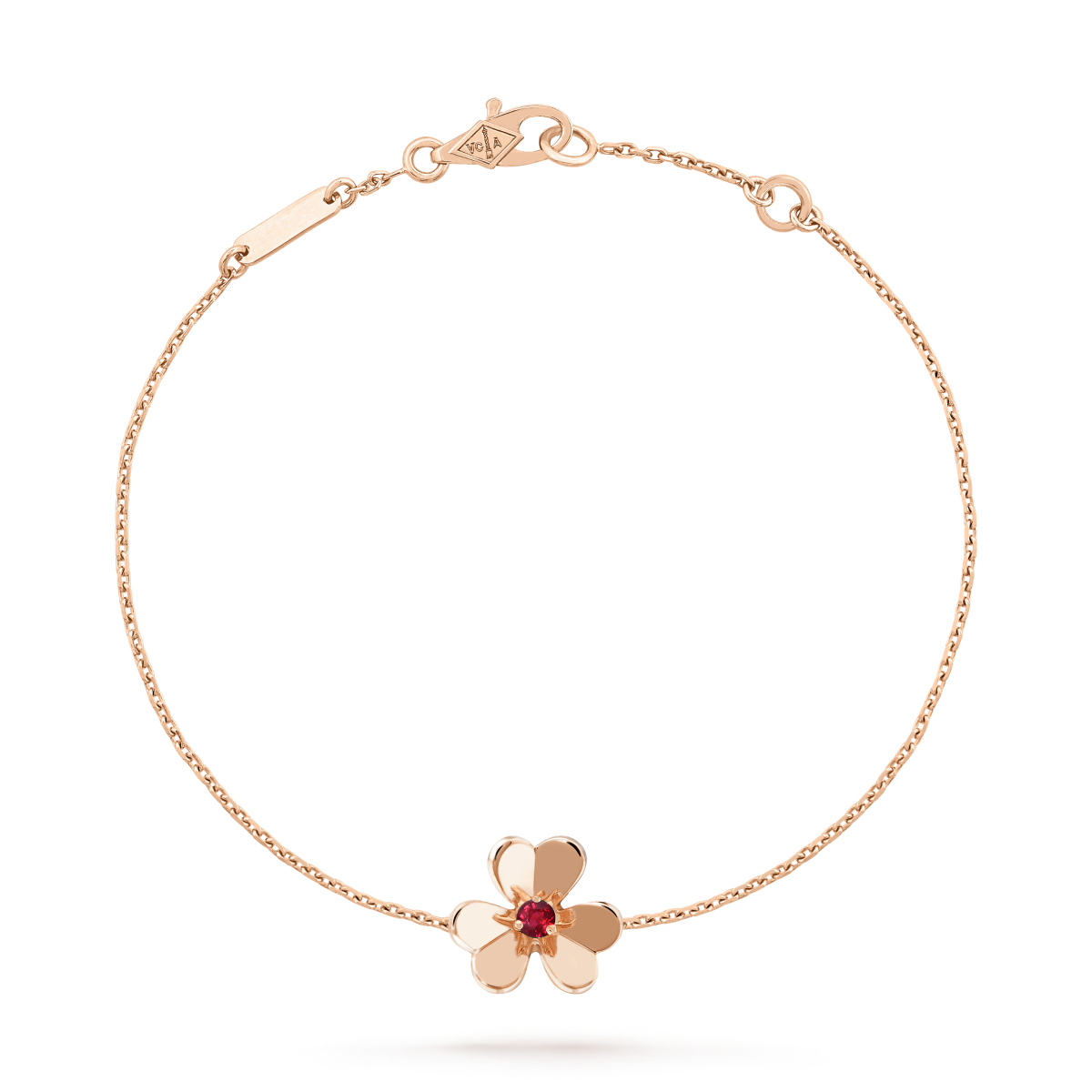 [Marin-Jewelry]FRIVOLE GOLD FLOWER PINK MALACHITE BRACELET