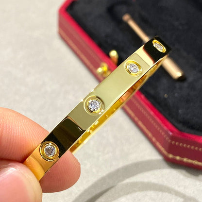 [Marin-Jewelry]LOVE BRACELET 6.1MM 10 DIAMONDS