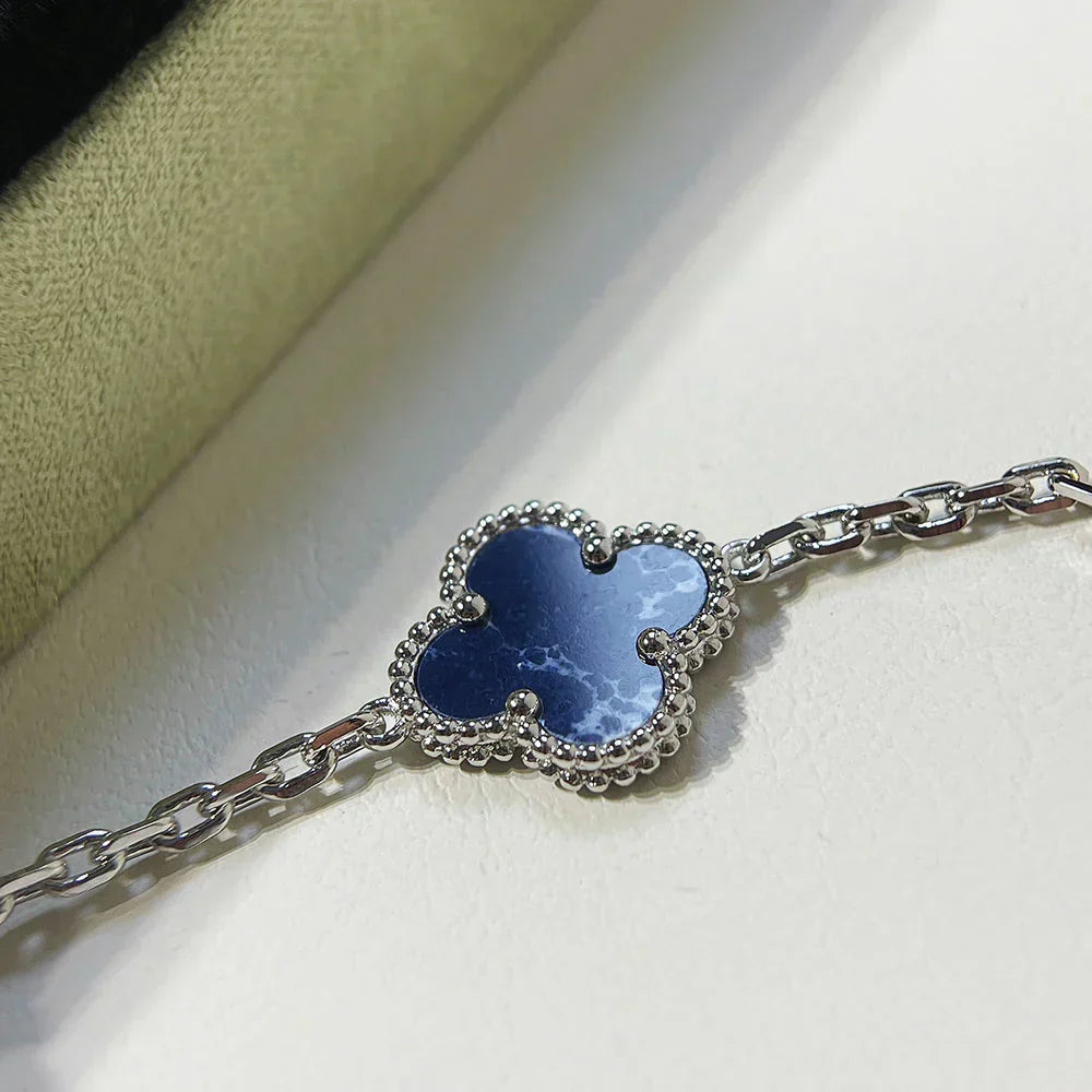 [Marin-Jewelry]CLOVER 5 MOTIF PIETERSITE BRACELET COLLECTION