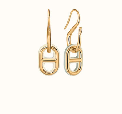 [Marin-Jewelry]HM O'MAILLON GOLD EARRINGS