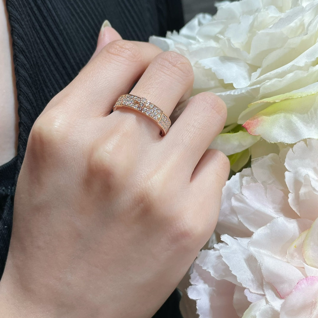 [Marin-Jewelry]KELLY PINK GOLD DIAMOND RING