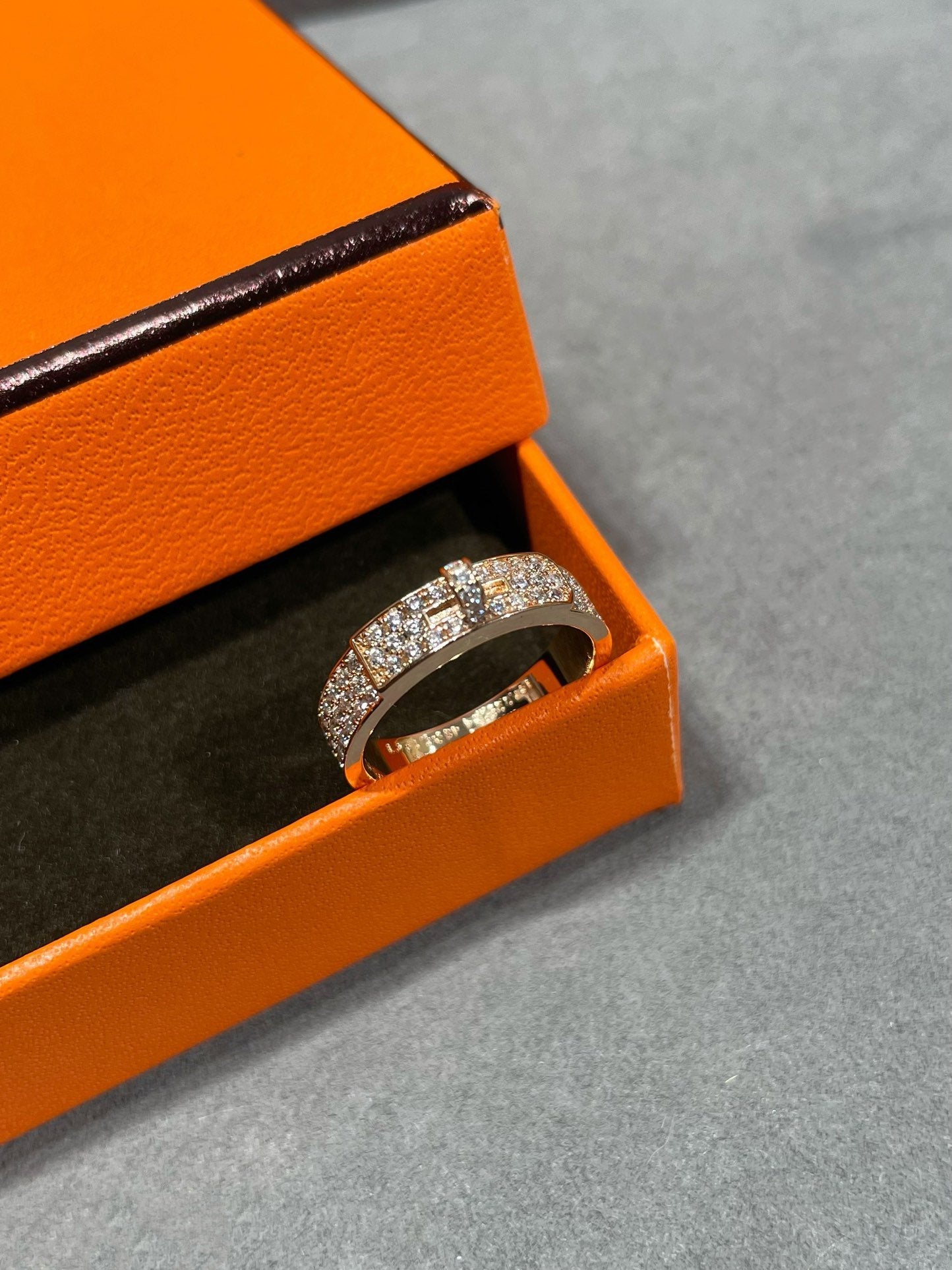 [Marin-Jewelry]KELLY PINK GOLD DIAMOND RING