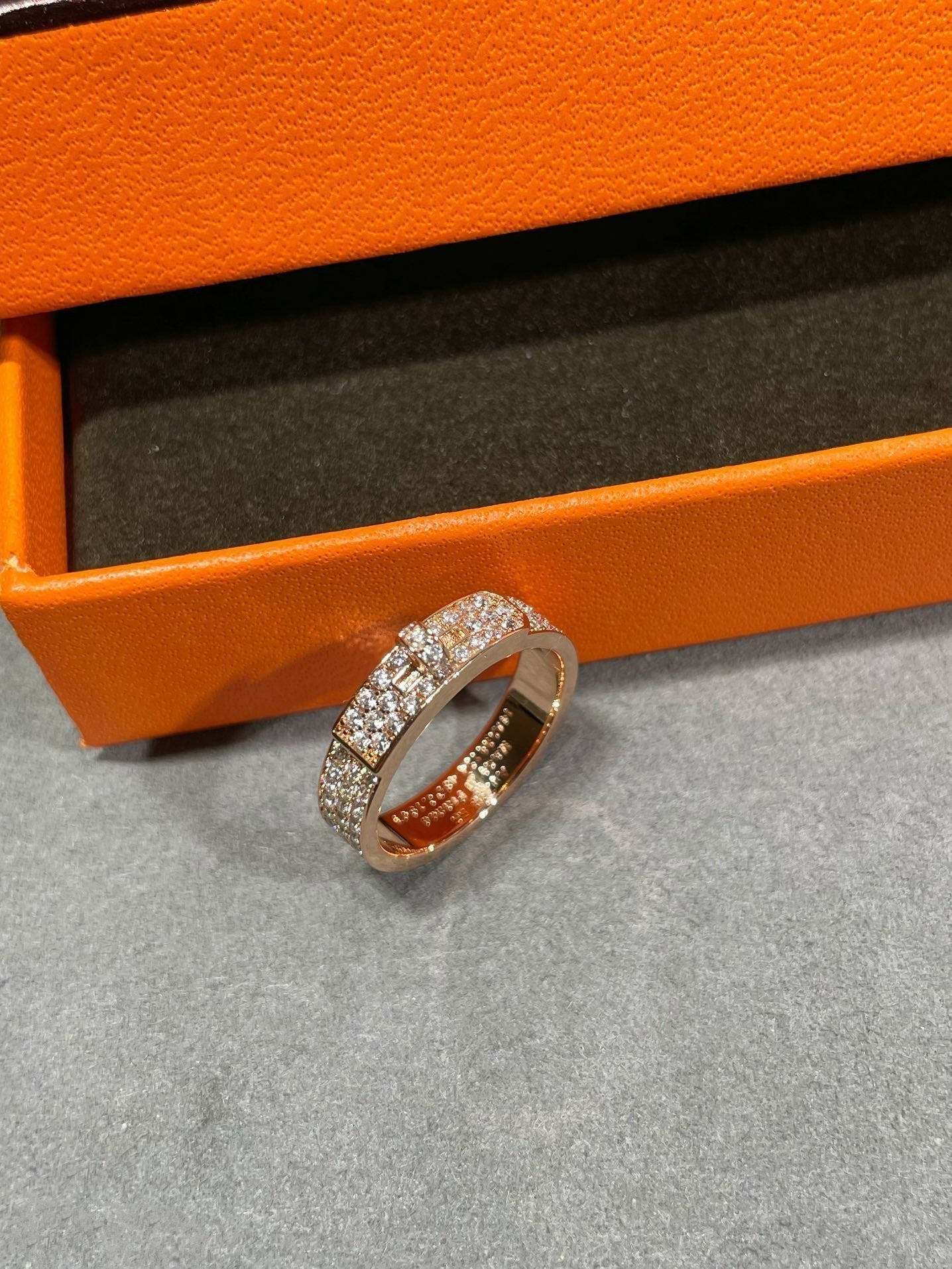 [Marin-Jewelry]KELLY PINK GOLD DIAMOND RING
