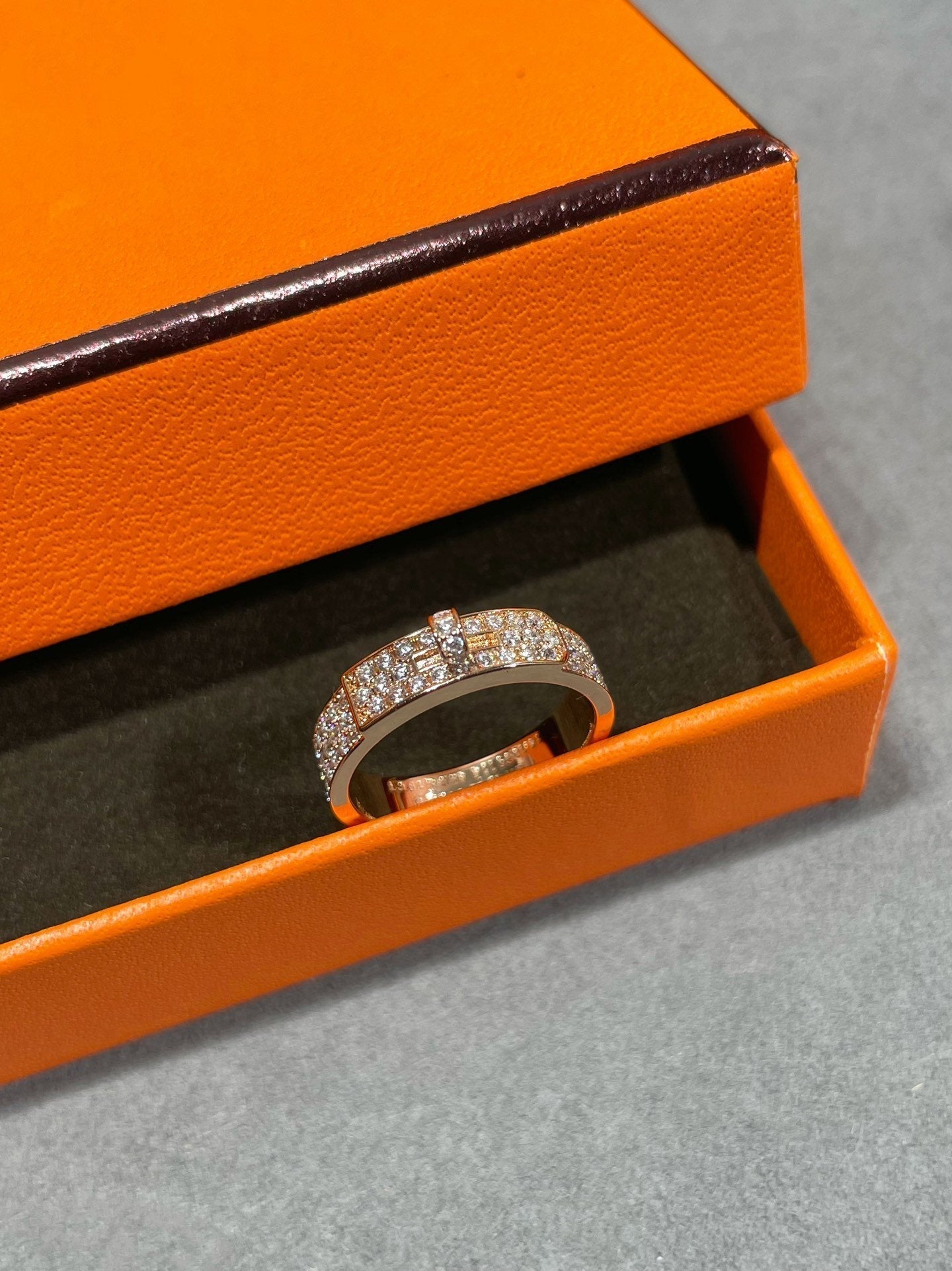 [Marin-Jewelry]KELLY PINK GOLD DIAMOND RING
