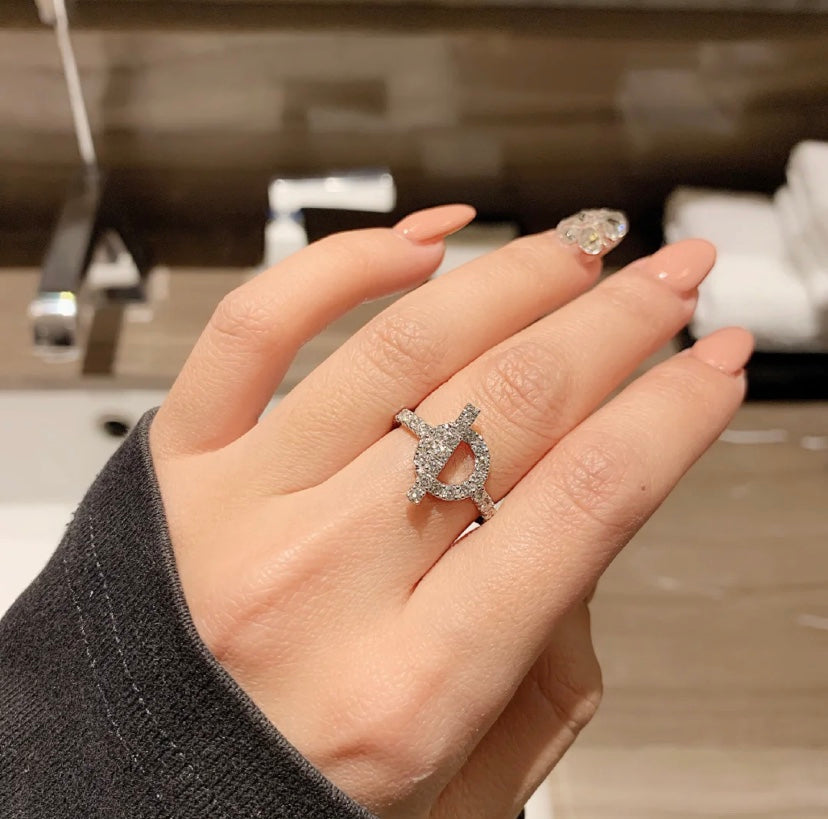 [Marin-Jewelry]ECHAPPEE RING SILVER DIAMOND