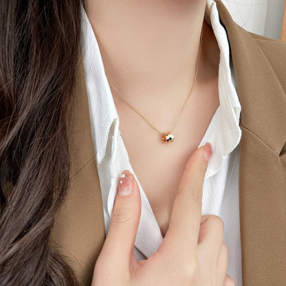 [Marin-Jewelry]BEE MINI PEDANT DIAMOND NECKLACE