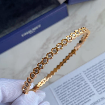 [Marin-Jewelry]BEE LOVE GOLD BRACELET FULL DIAMOND