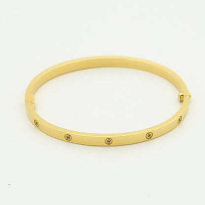 [Marin-Jewelry]LOVE BRACELET 3.65MM 10 DIAMONDS