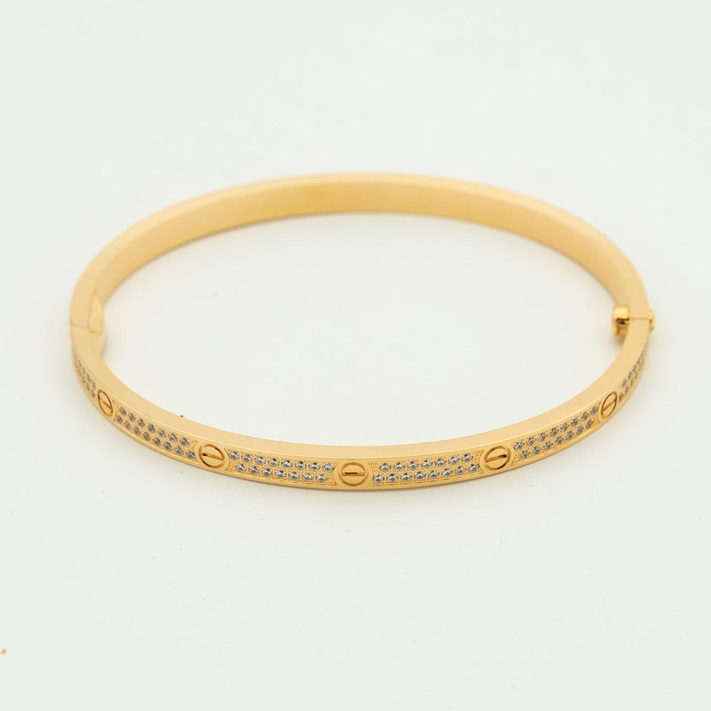 [Marin-Jewelry]LOVE BRACELET 3.65MM DIAMOND-PAVED