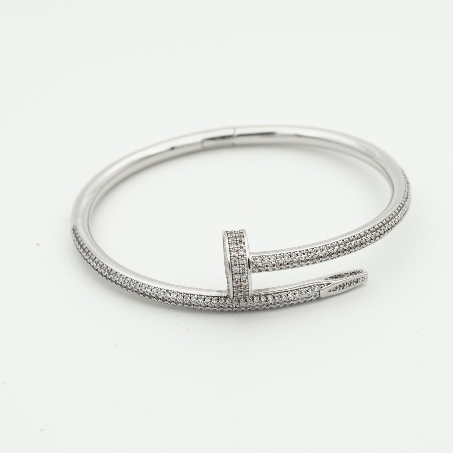 [Marin-Jewelry]JUSTE BRACELET 3.5MM ALL DIAMONDS