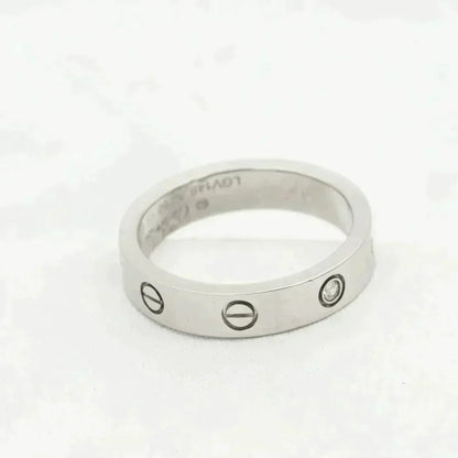 [Marin-Jewelry]LOVE RING 4MM 1 DIAMOND SILVER