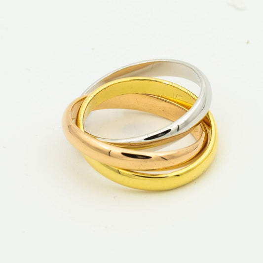 [Marin-Jewelry Jewelry]TRINITY RING GOLD PINK GOLD SILVER