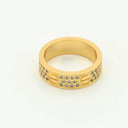 [Marin-Jewelry]LOVE RING 5.5MM DIAMONDS PAVED