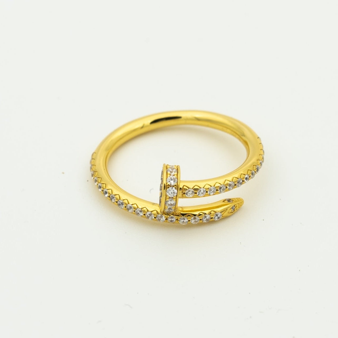 [Marin-Jewelry]JUSTE RING 1.8MM GOLD DIAMONDS