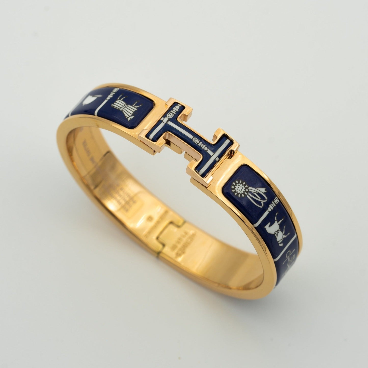 [Marin-Jewelry]H BRACELET BLUE CERAMIC