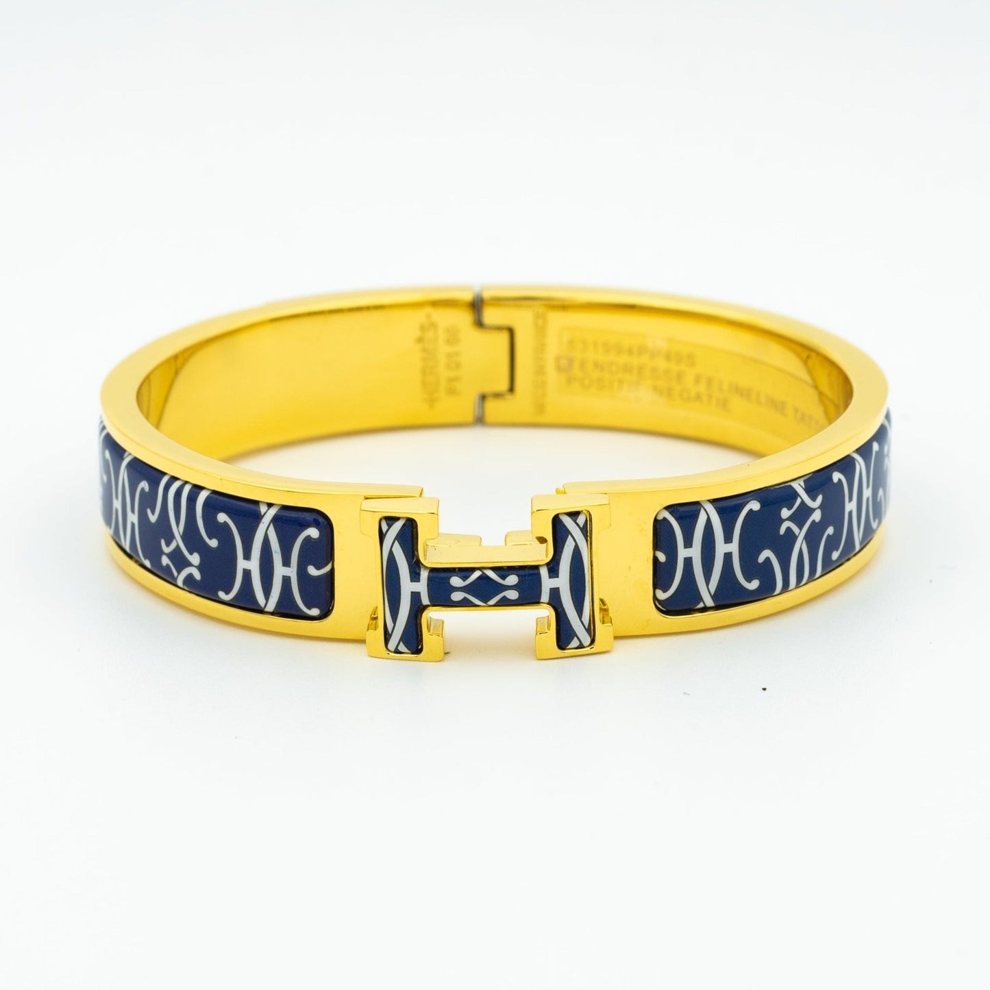 [Marin-Jewelry]H BRACELET BLACK MULTICOLOR