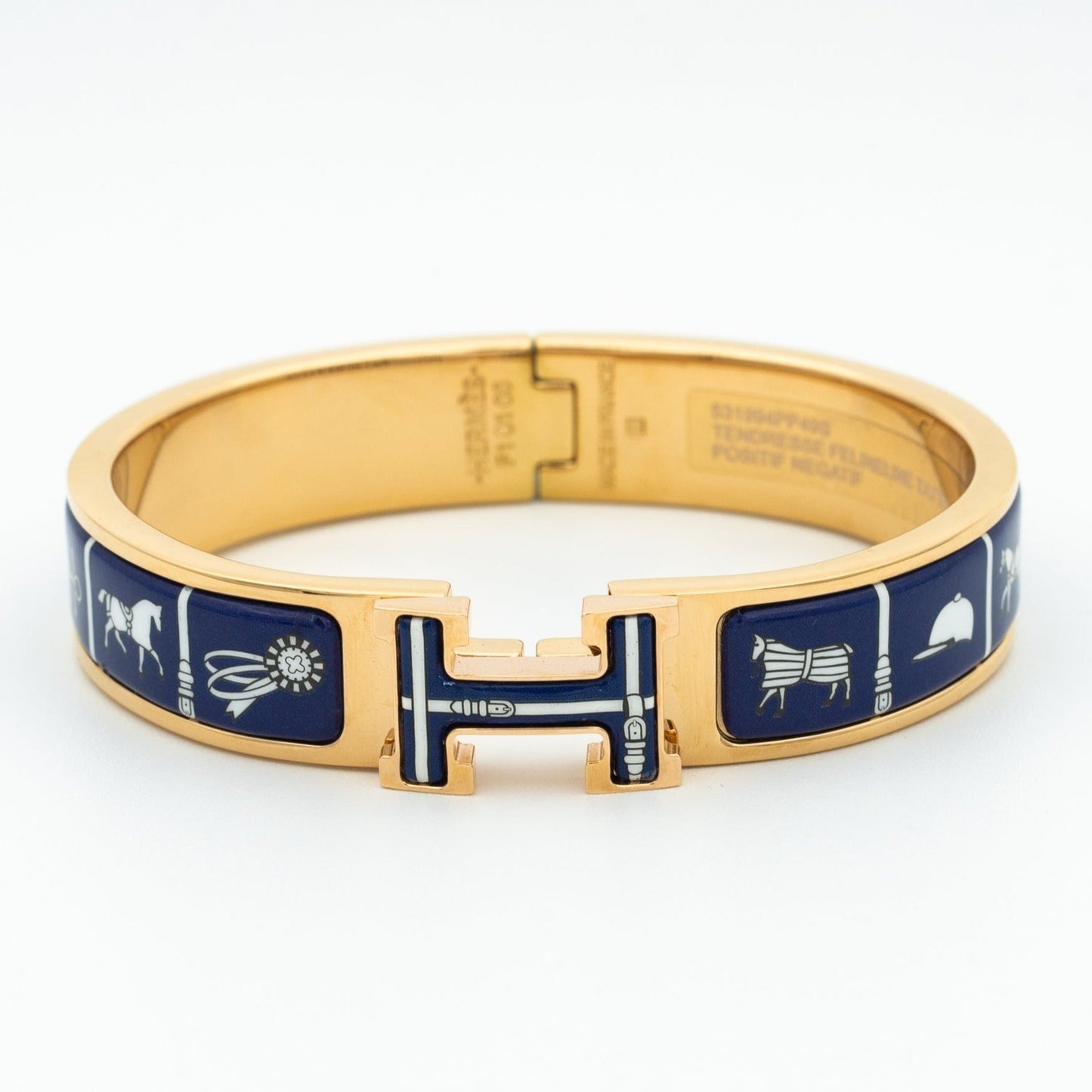 [Marin-Jewelry]H BRACELET BLUE CERAMIC