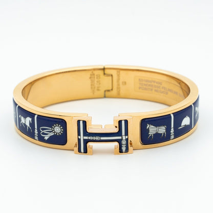 [Marin-Jewelry]H BRACELET BLUE CERAMIC