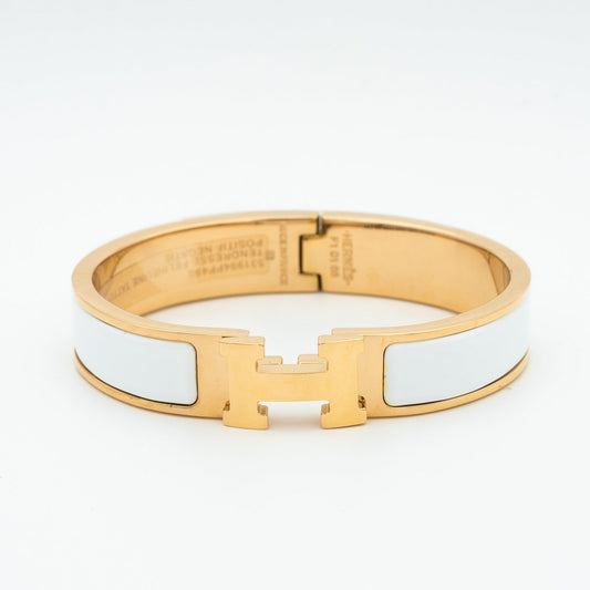 [Marin-Jewelry]H WHITE BRACELET