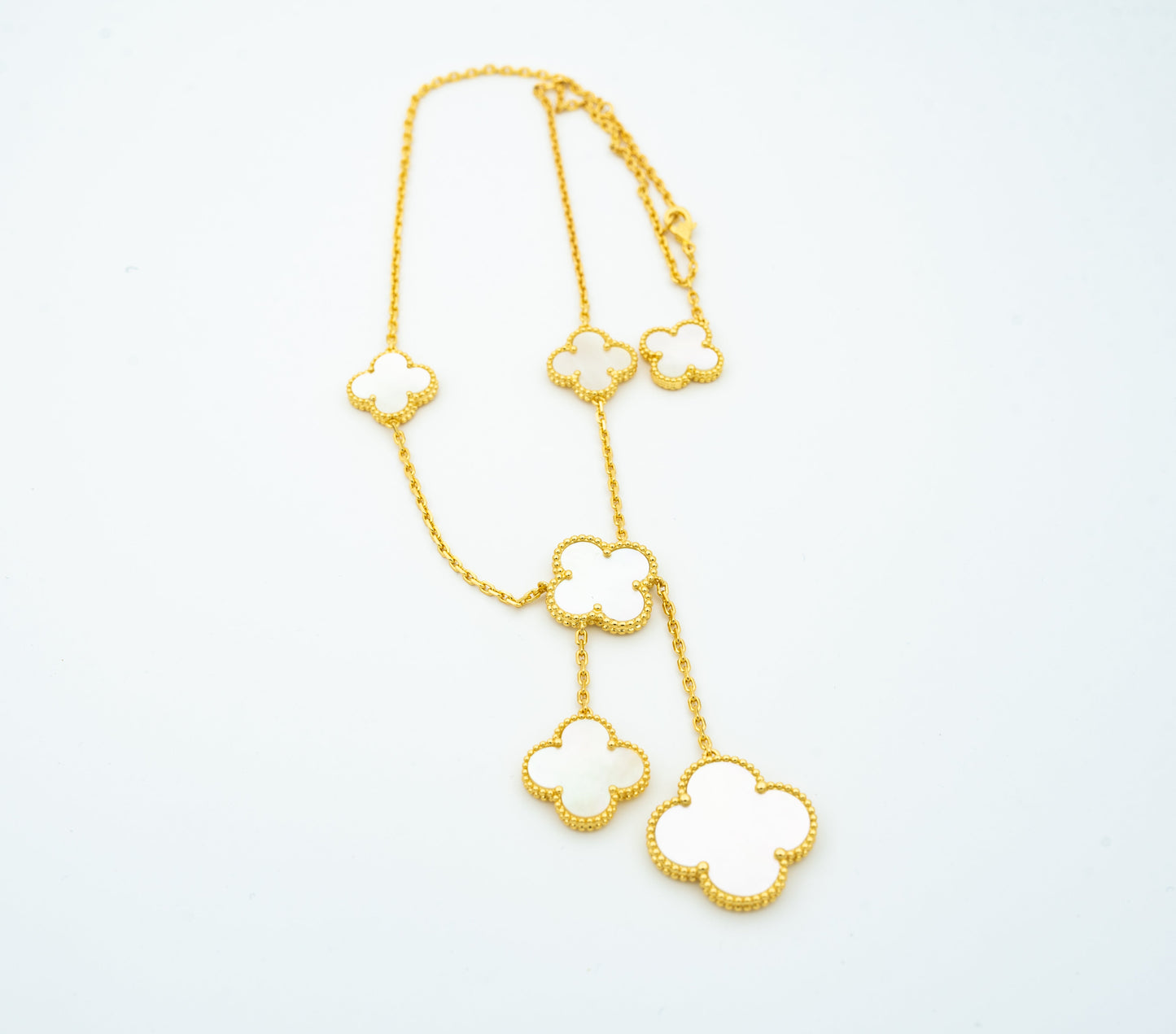 [Marin-Jewelry]CLOVER MOTHER OF PEARL NECKLACE 6 MOTIF