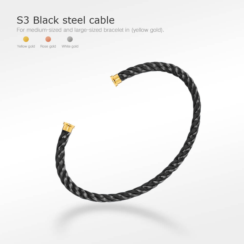 [Marin-Jewelry]FORCE SERIES BRACELET CABLES 50 CHOICES (DIY SELECTION)