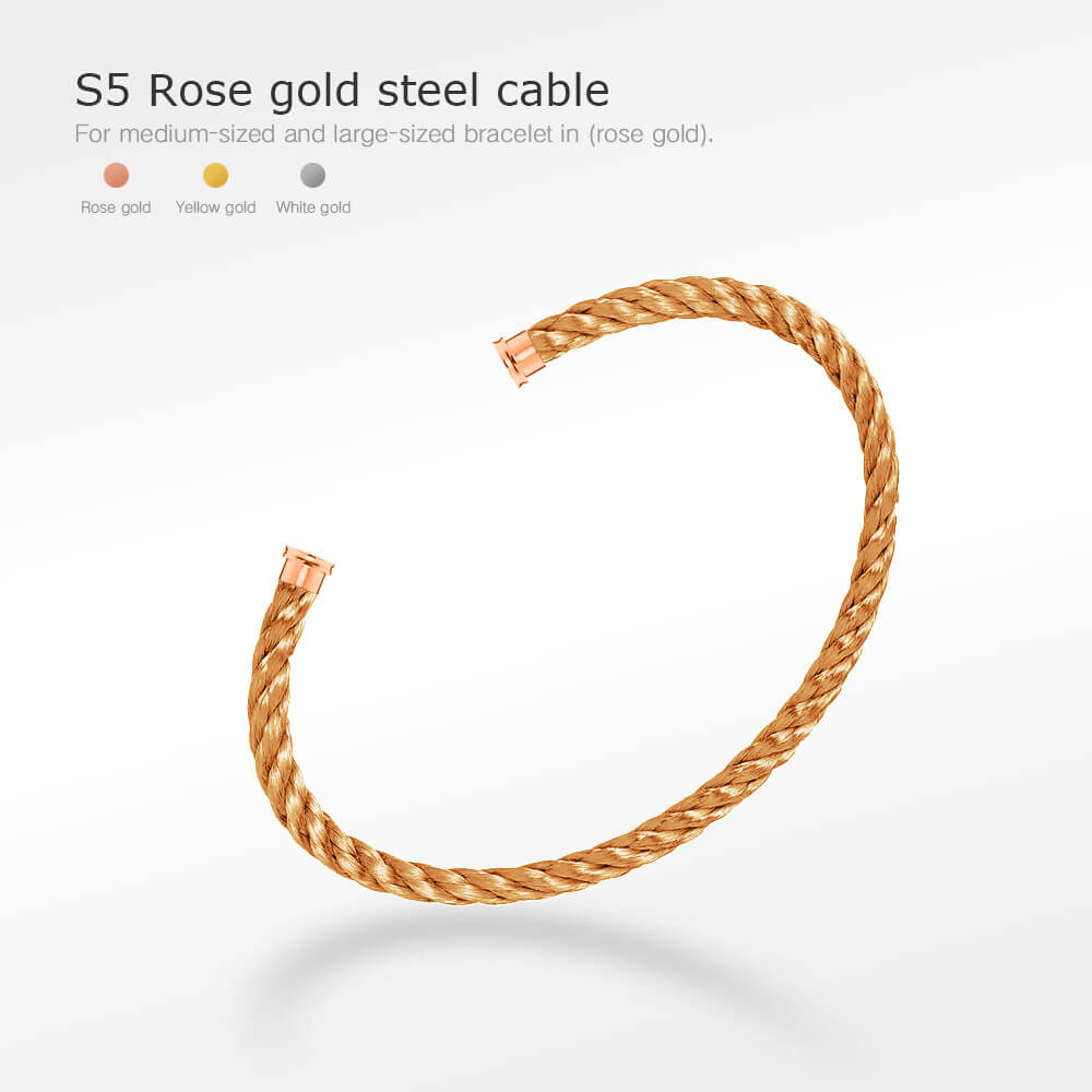 [Marin-Jewelry]FORCE SERIES BRACELET CABLES 50 CHOICES (DIY SELECTION)