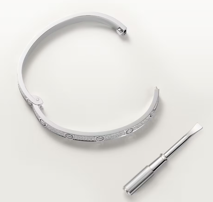 [Marin-Jewelry]NEW-LOVE-4.8MM-Width Diamond-Studded Bracelet