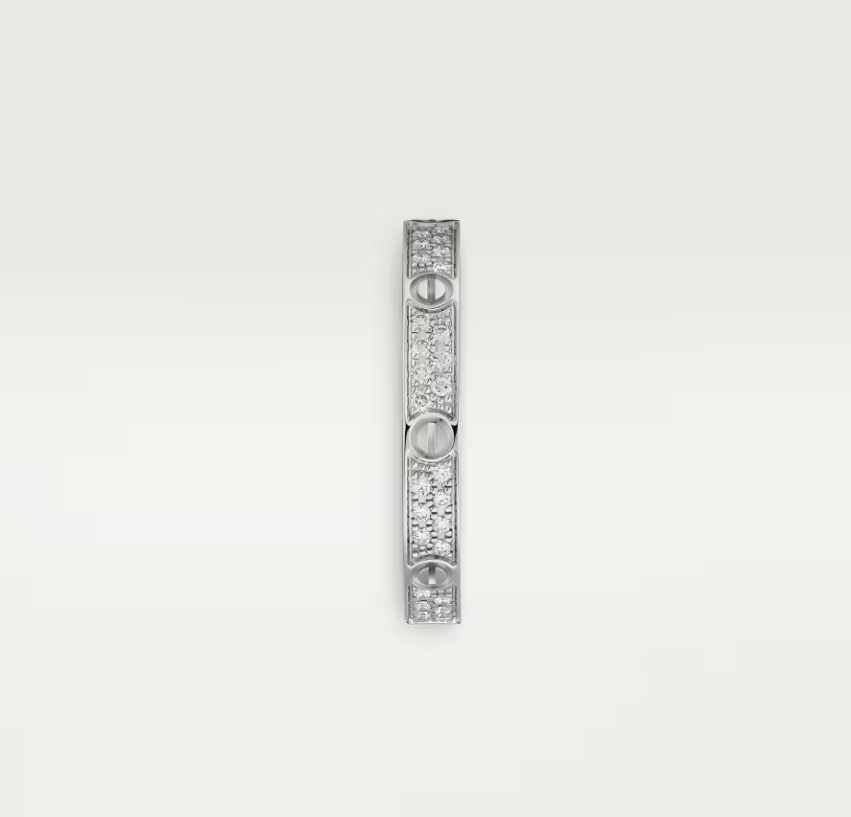 [Marin-Jewelry]LOVE RING 2.6mm-wide full-diamond ring silver