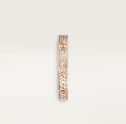 [Marin-Jewelry]LOVE RING 2.6mm-wide full-diamond ring Marin-Jewelry Gold