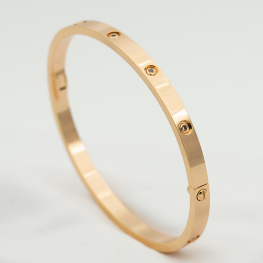 [Marin-Jewelry]LOVE BRACELET 3.65MM 10 DIAMONDS