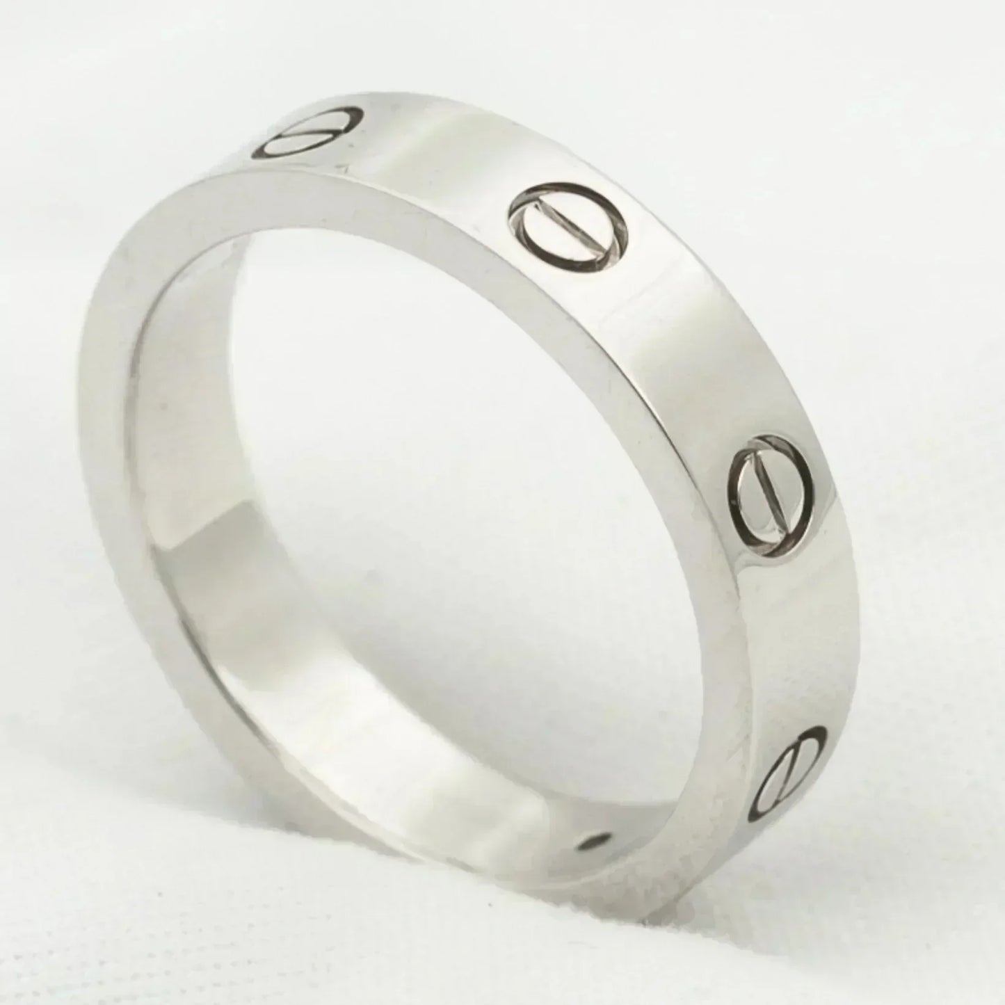 [Marin-Jewelry]LOVE RING 4MM 1 DIAMOND SILVER