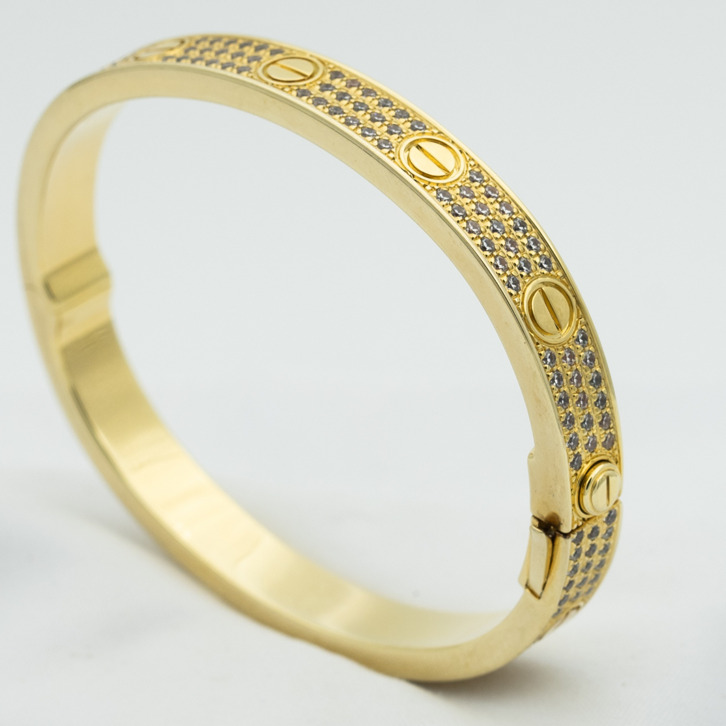 [Marin-Jewelry]LOVE BRACELET 6.1MM DIAMOND-PAVED