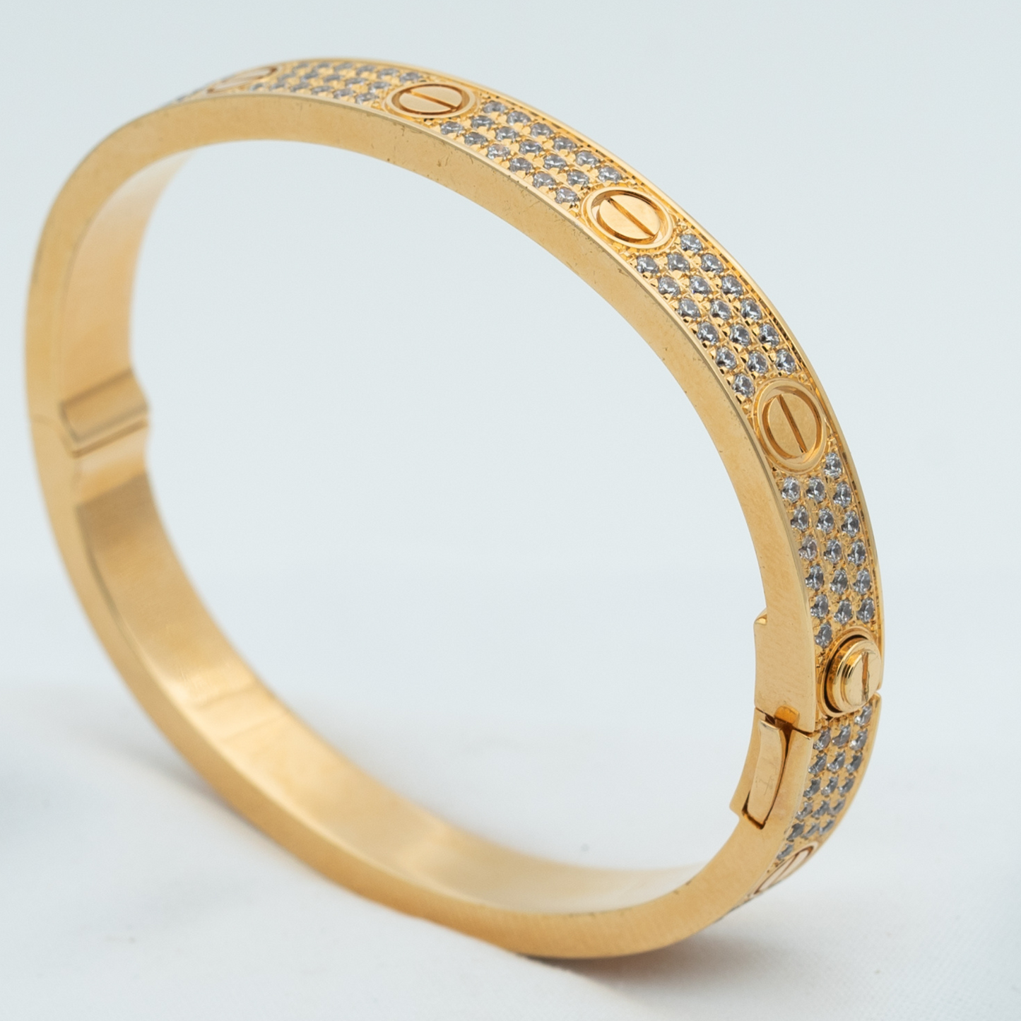 [Marin-Jewelry]LOVE BRACELET 6.1MM DIAMOND-PAVED