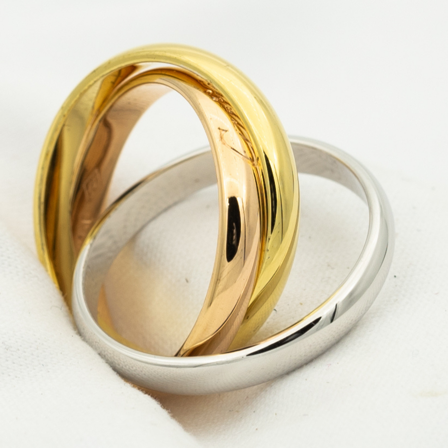 [Marin-Jewelry Jewelry]TRINITY RING GOLD PINK GOLD SILVER