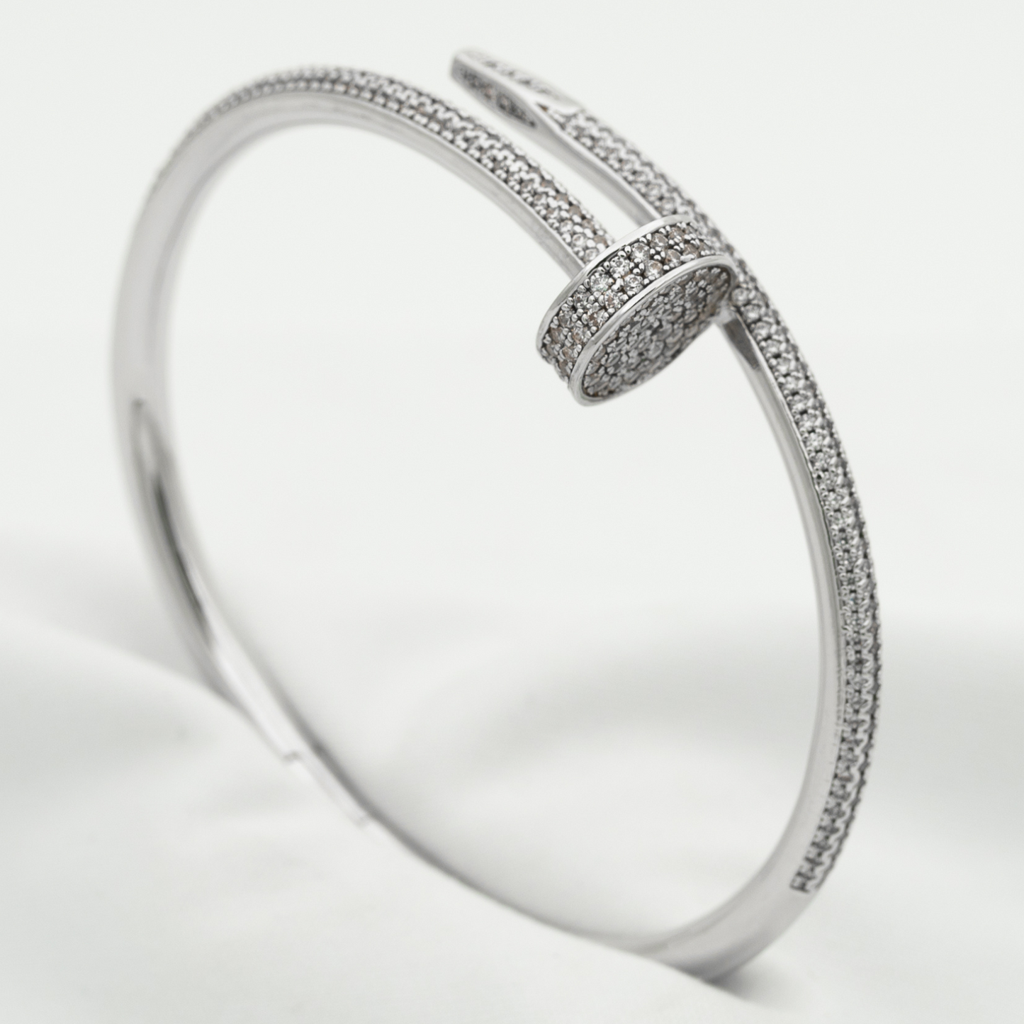 [Marin-Jewelry]JUSTE BRACELET 3.5MM ALL DIAMONDS